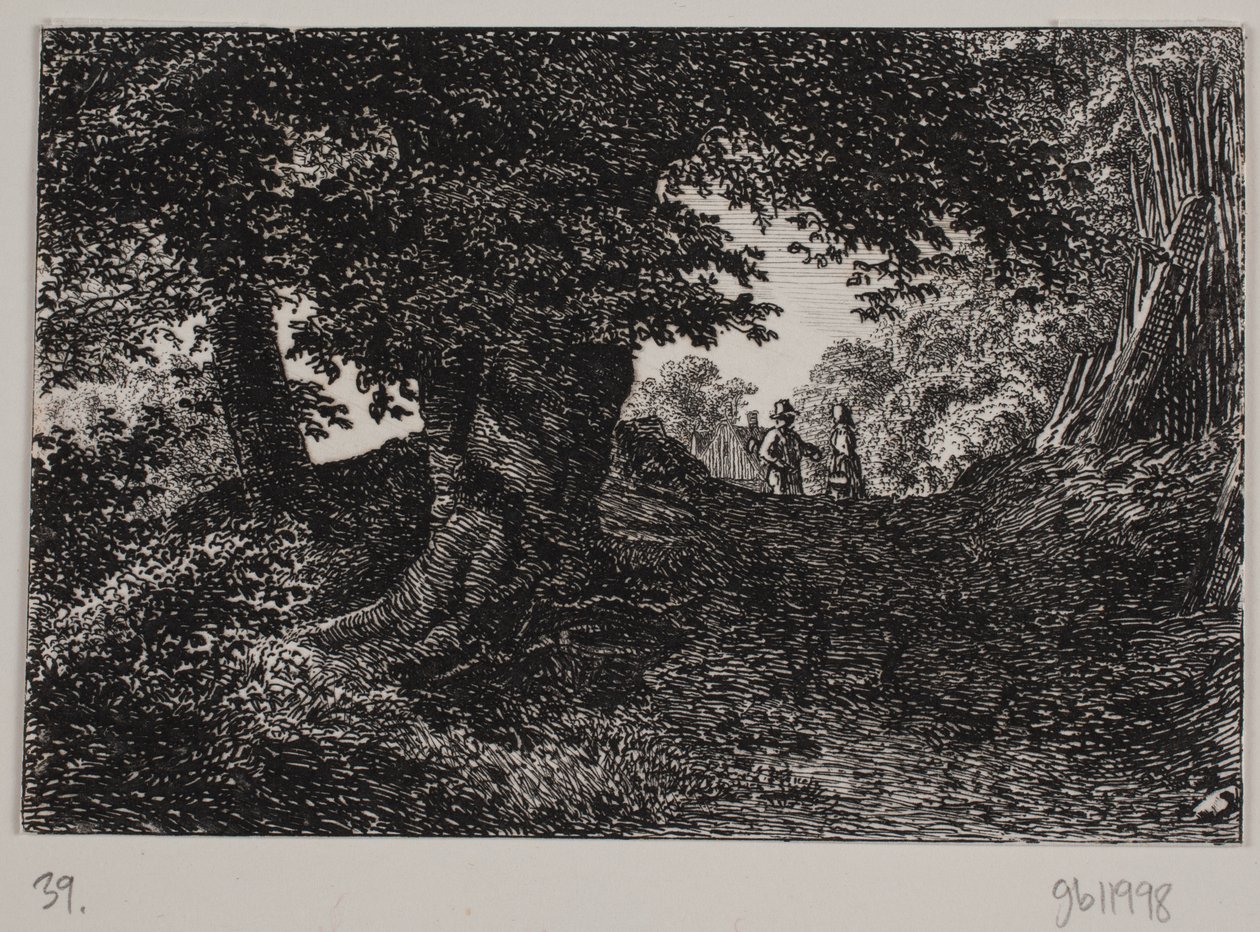Partie en dehors de Dyrehaven - Hermann Carmiencke