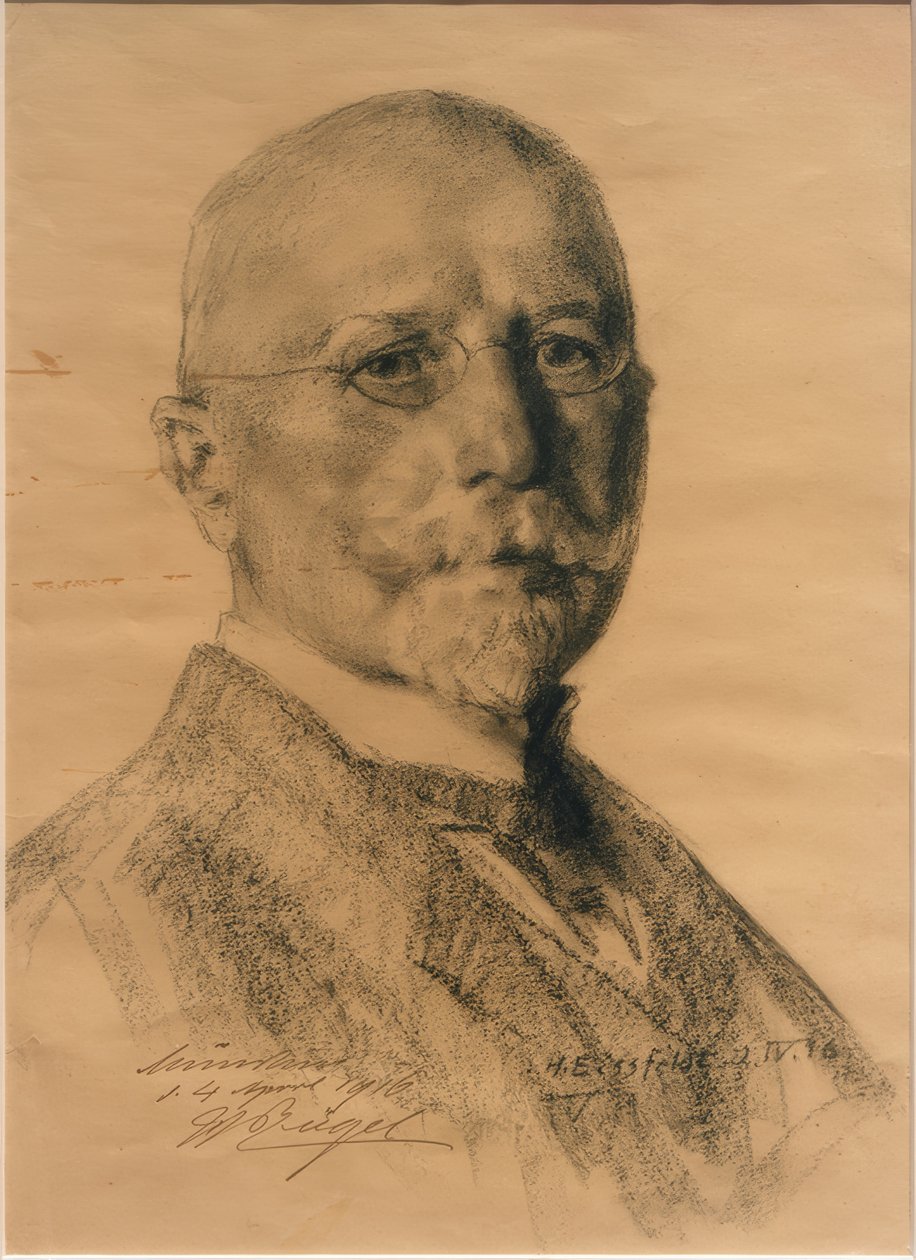 Portrait de Heinrich von Zügel - Hermann Eissfeldt