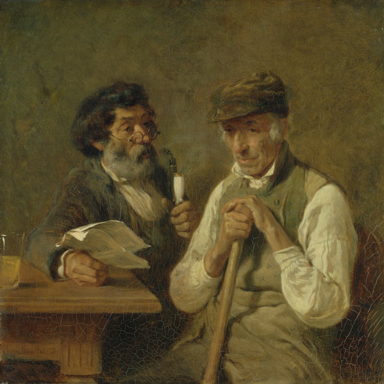 Ouvriers Discutant de Politique, 1841 - Hermann Kauffmann