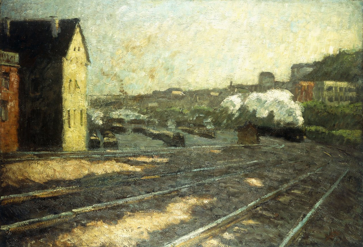Entrée en Gare - Hermann Pleuer