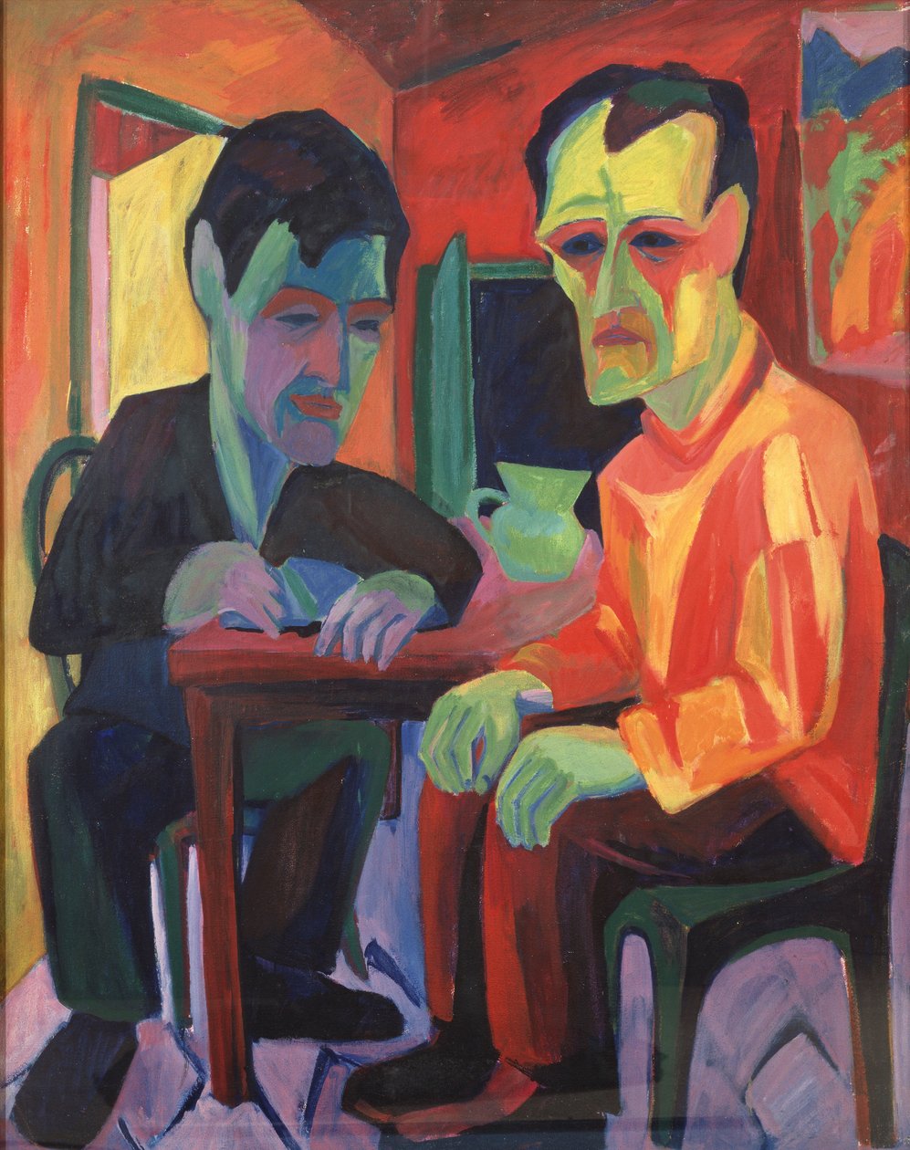 La Discussion, vers 1925 - Hermann Scherer