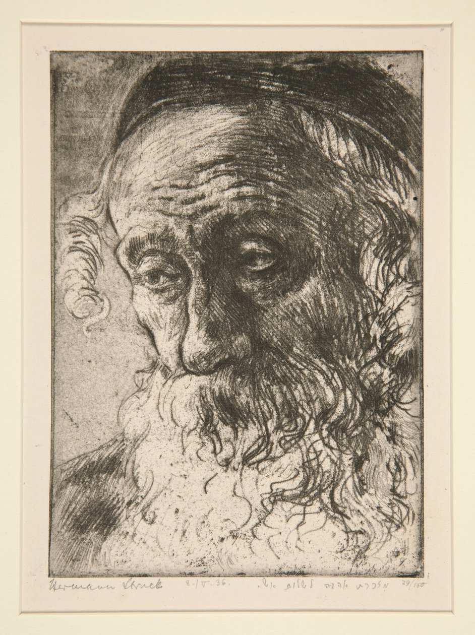 Vieux Juif de Jaffa - Hermann Struck