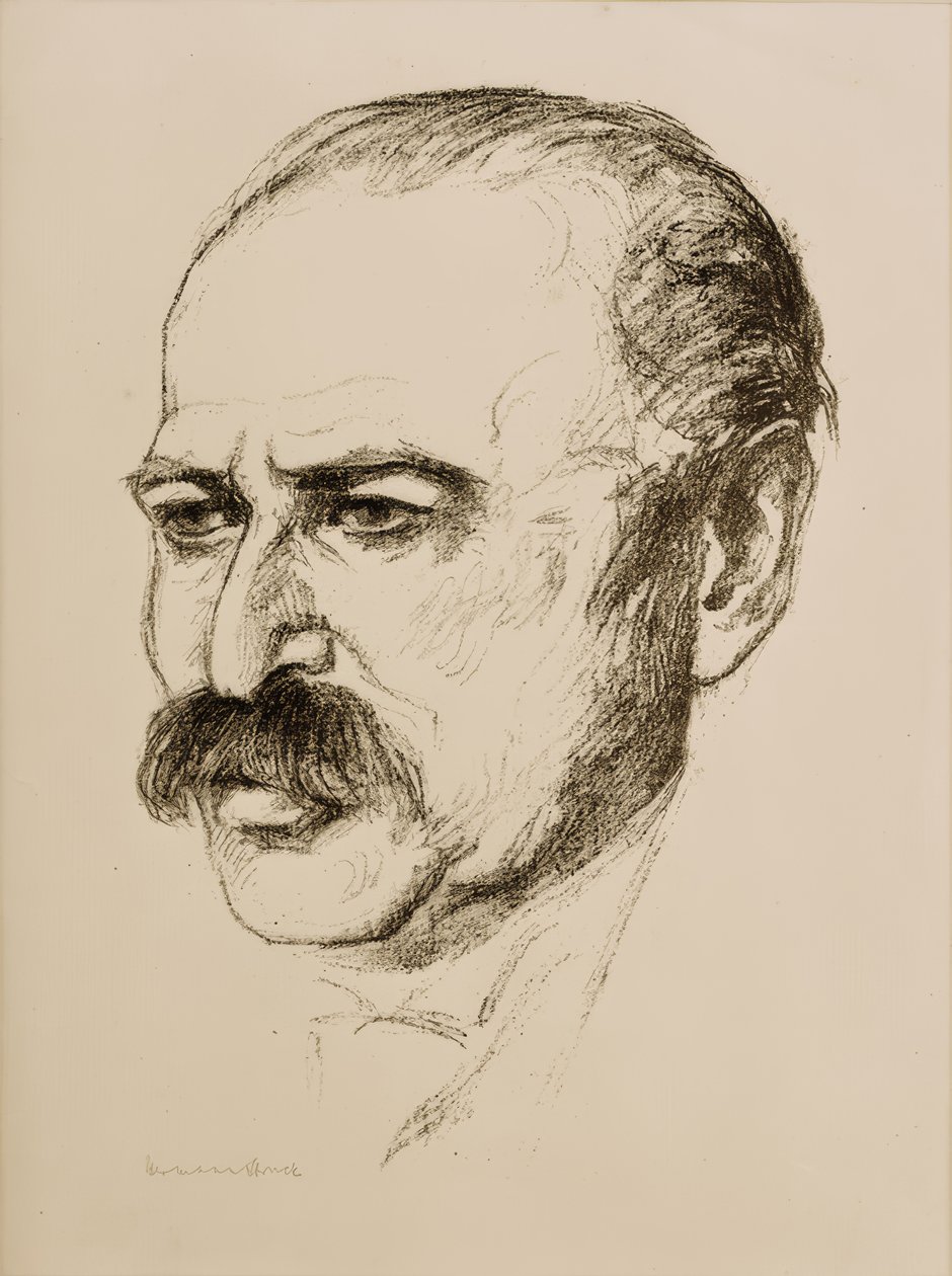Portrait de Lesser Ury - Hermann Struck
