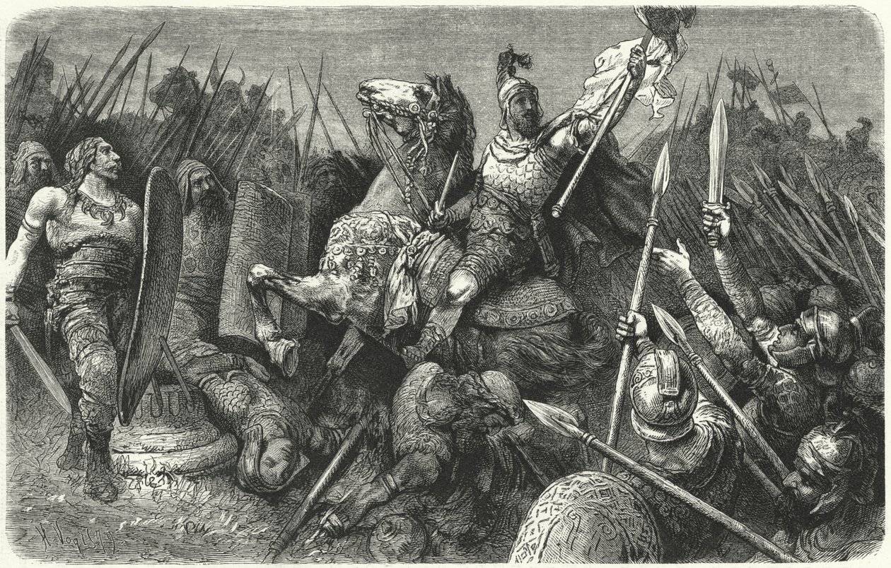 Bélisaire attaquant les Ostrogoths à Rome, 536 - Hermann Vogel