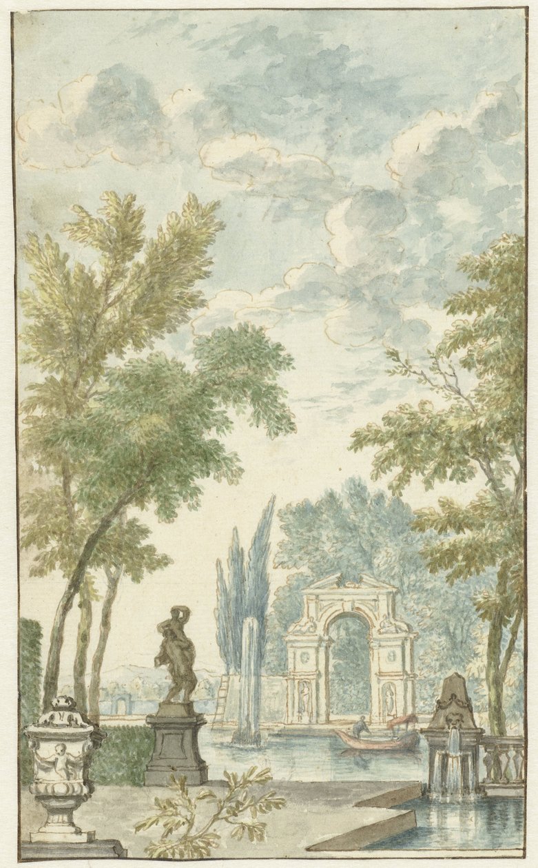 Jardin avec pièce d