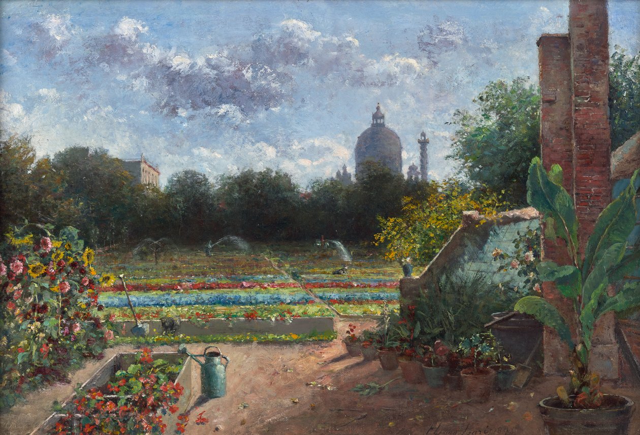 Le jardin botanique à Vienne - Hermine Lang Laris