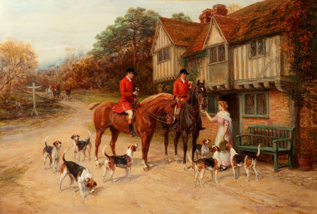 Un rafraîchissement au Dragon - Heywood Hardy