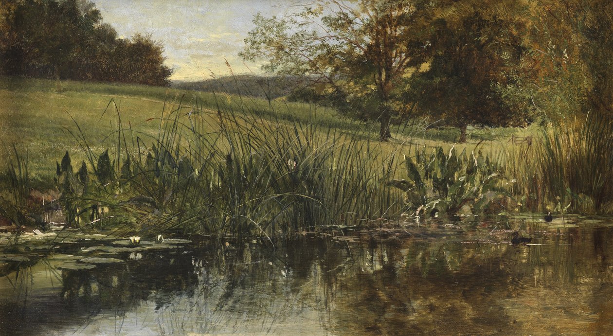 Au bord de la rivière, 1869 - Heywood Hardy