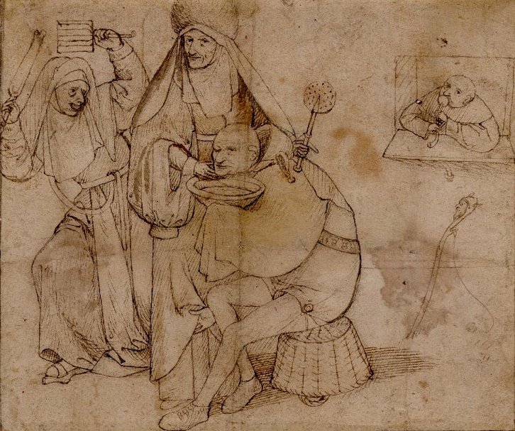 Scène comique de barbier - Hieronymus Bosch