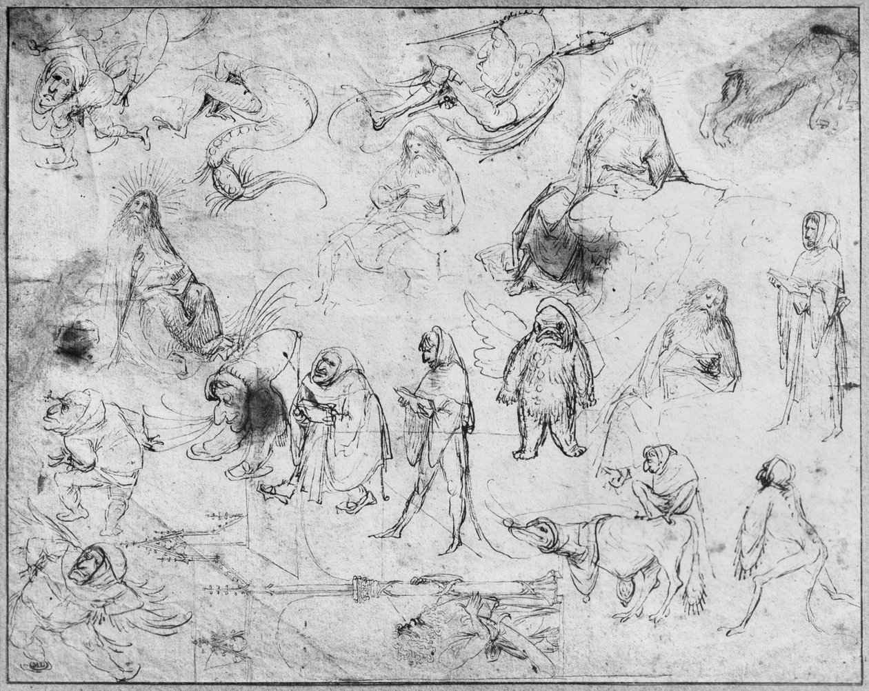 La Tentation de Saint Antoine (recto) - Hieronymus Bosch
