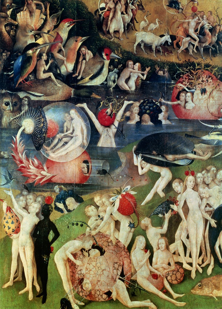 Le Jardin des délices : Allégorie du luxe (détail) - Hieronymus Bosch