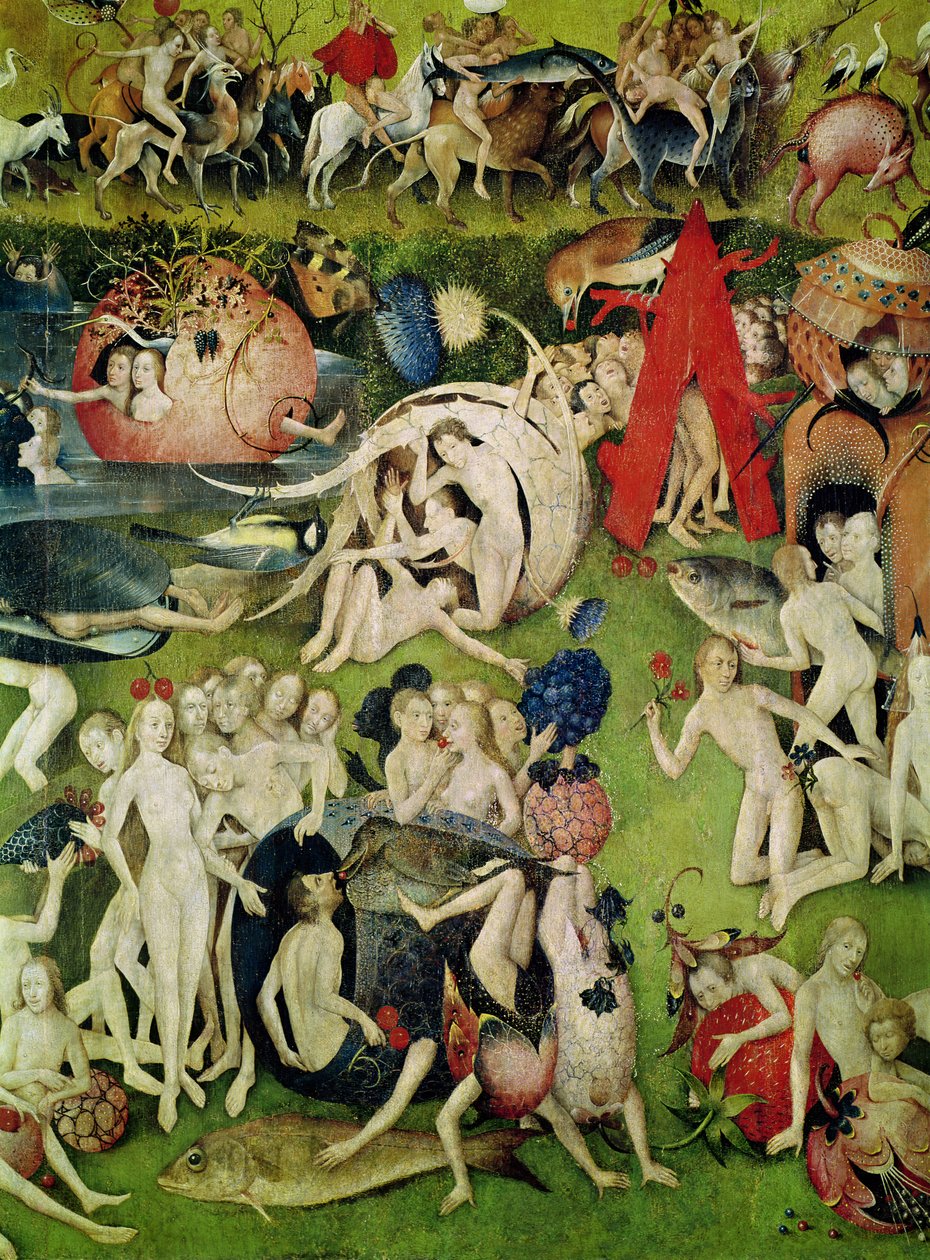 Le Jardin des délices : Allégorie du luxe (détail) - Hieronymus Bosch