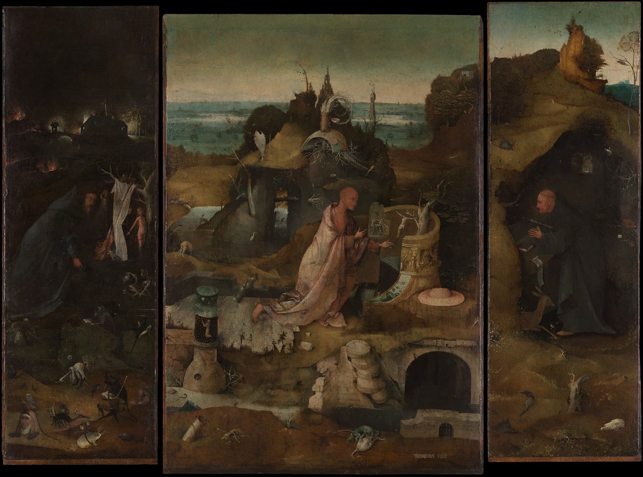 Le Triptyque des Saints Ermites - Hieronymus Bosch