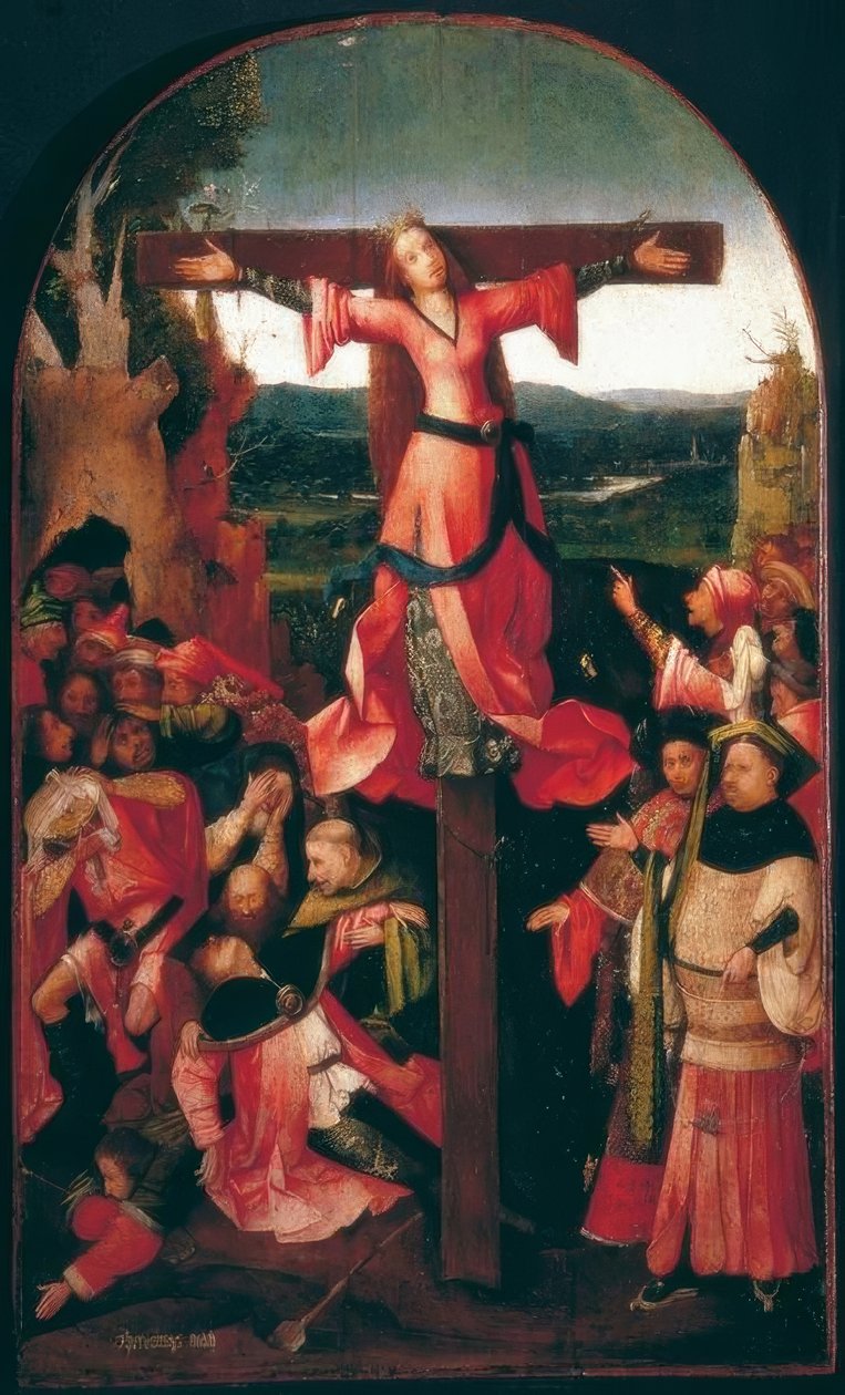 La Crucifixion de Sainte Julie (ou Libérata) - Hieronymus Bosch