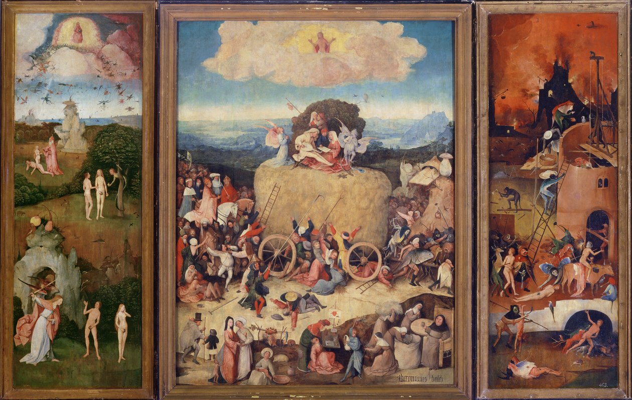 Le Chariot de foin, 1515 - Hieronymus Bosch