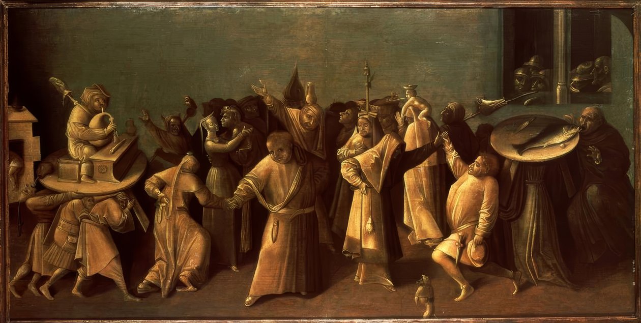 Le combat du Carnaval avec le Carême - Hieronymus Bosch