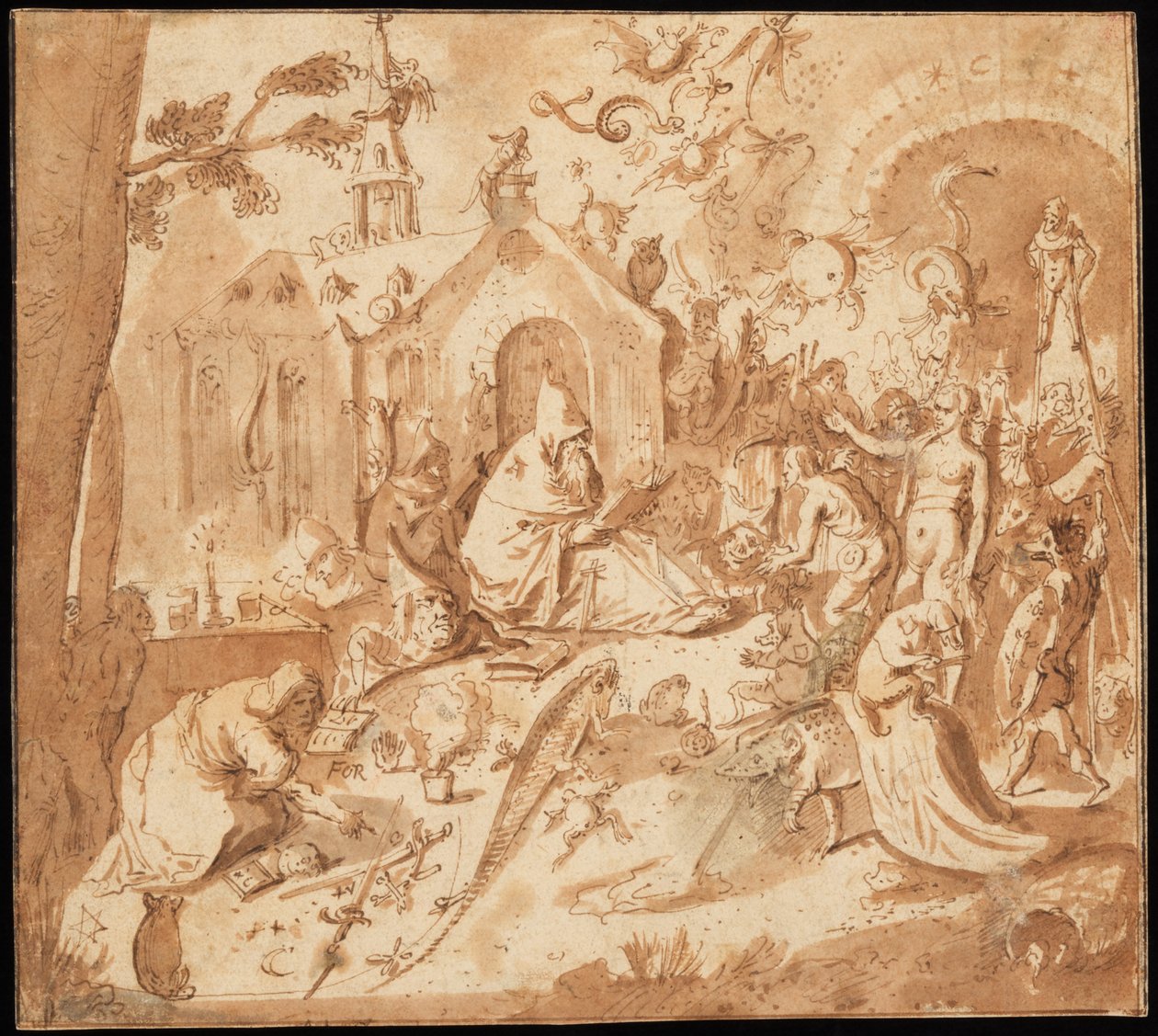 La Tentation de Saint Antoine - Hieronymus Bosch