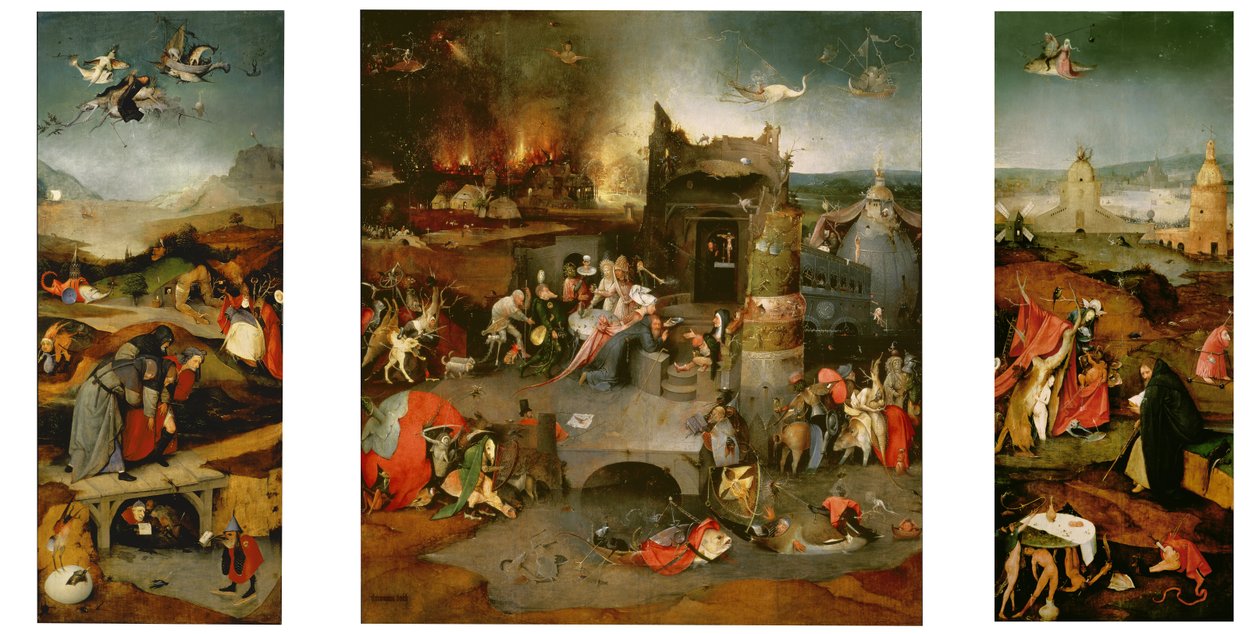 La tentation de Saint Antoine, vers 1501 - Hieronymus Bosch