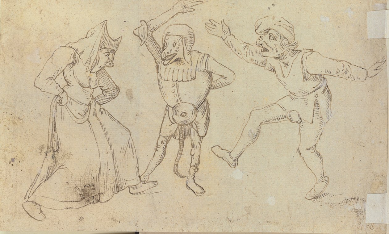 Trois figures dansantes - Hieronymus Bosch