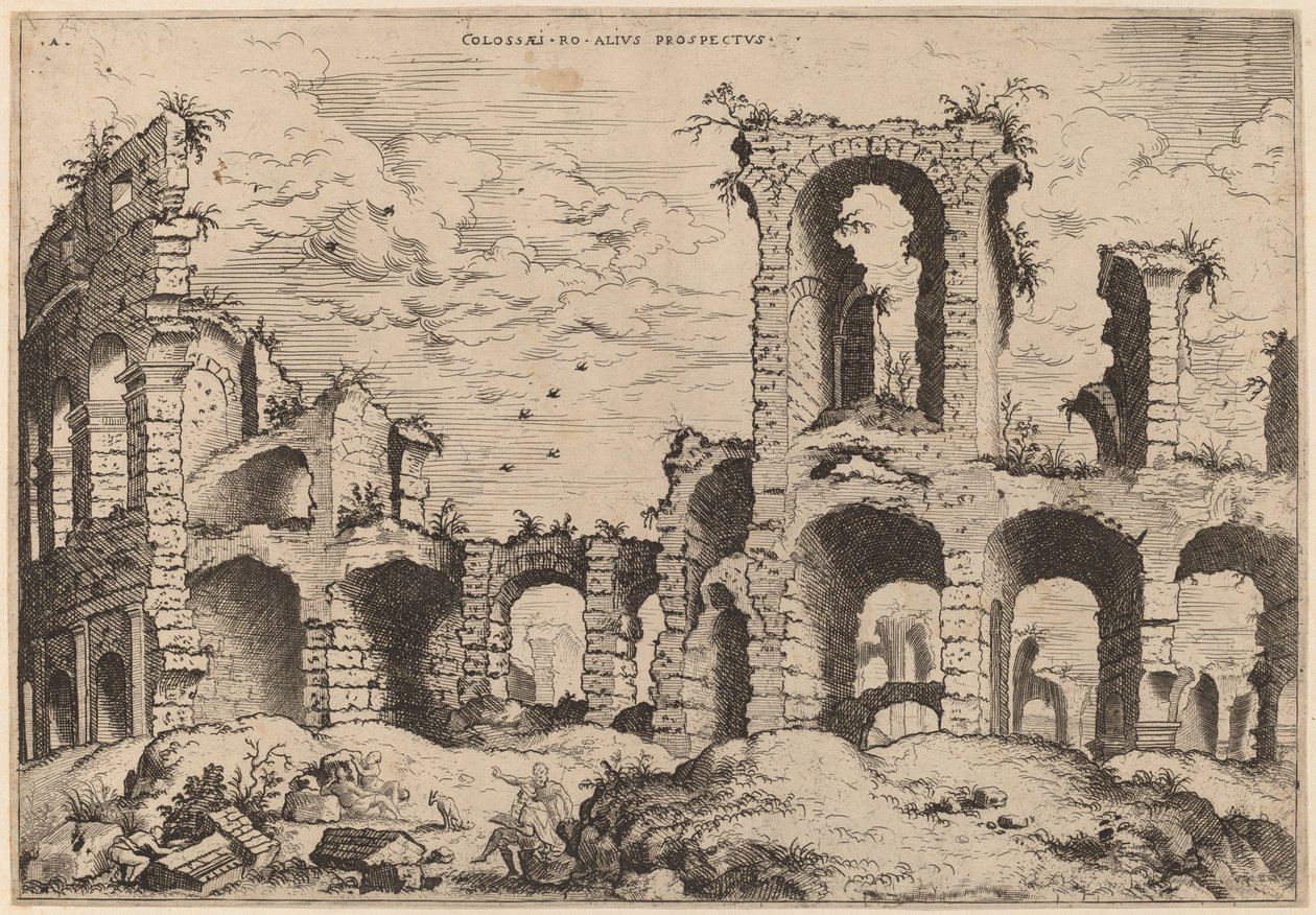 Deuxième vue du Colisée - Hieronymus Cock