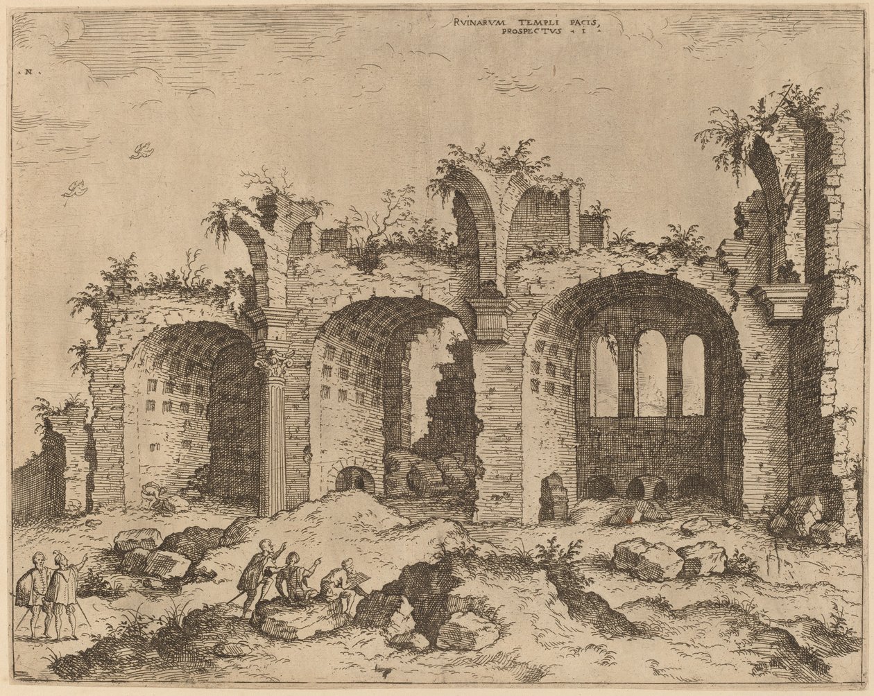 La Basilique de Constantin - Hieronymus Cock