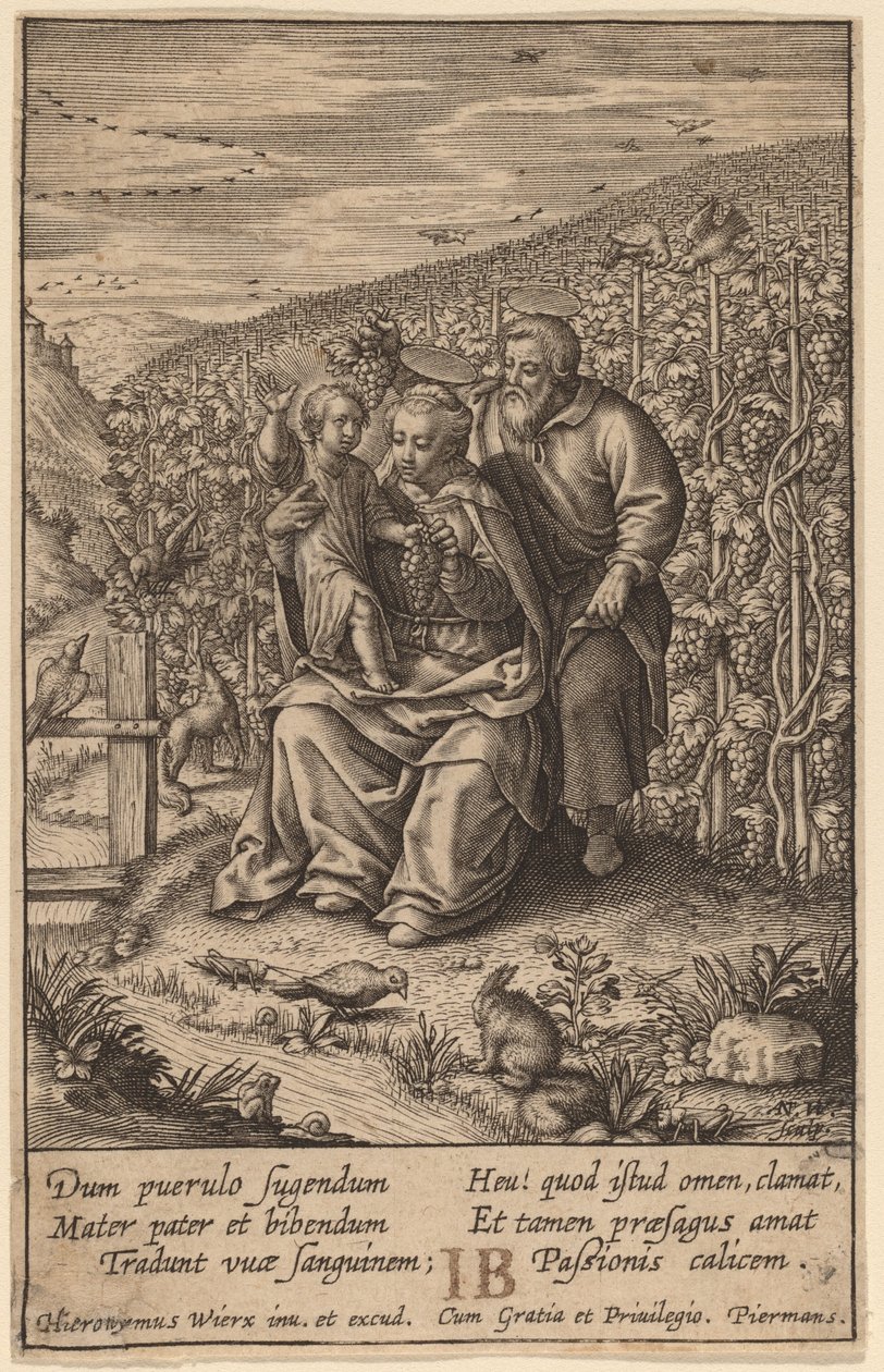 Dum pierulo fugendum ... - Hieronymus Wierix