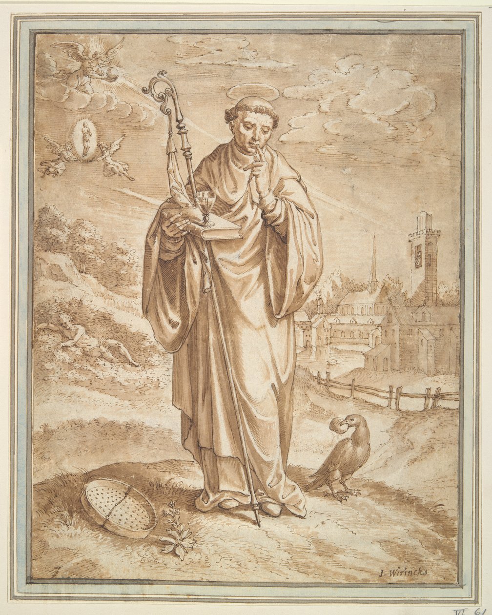 Saint Benoît - Hieronymus Wierix