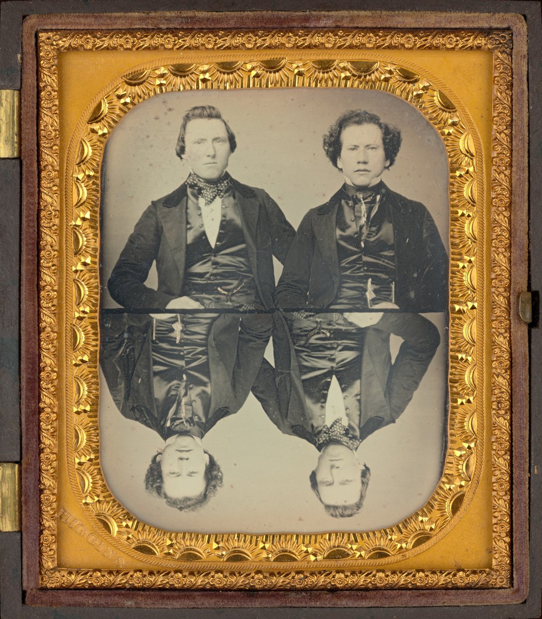 Portrait de deux hommes,c. 1850 (photo) - Higgins