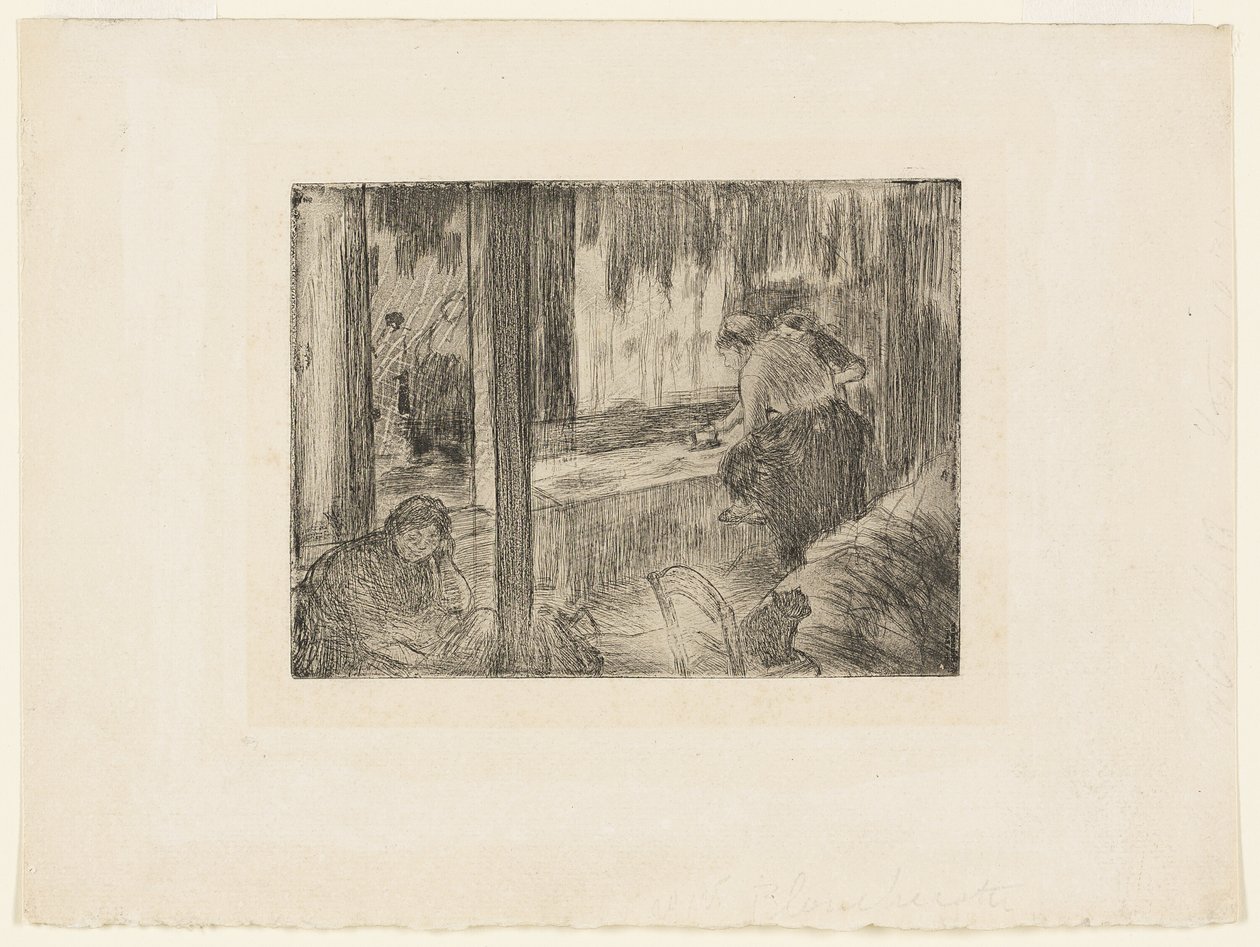 Les blanchisseuses - Hilaire Germain Edgar Degas