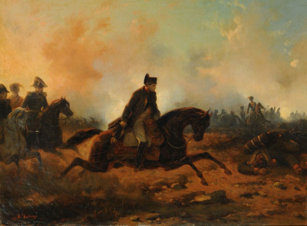 Napoléon et le butin de Waterloo - Hippolyte Bellange
