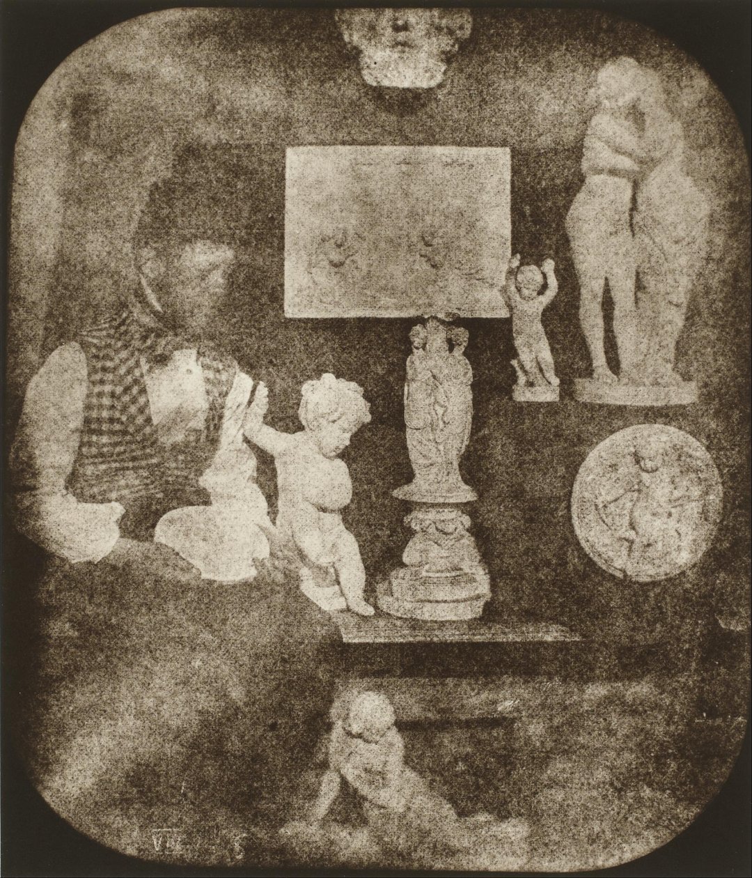 Bayard et les Statuettes - Hippolyte Bayard