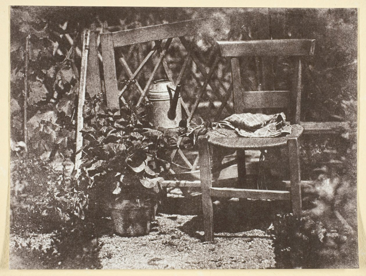 Chaise dans un Jardin - Hippolyte Bayard