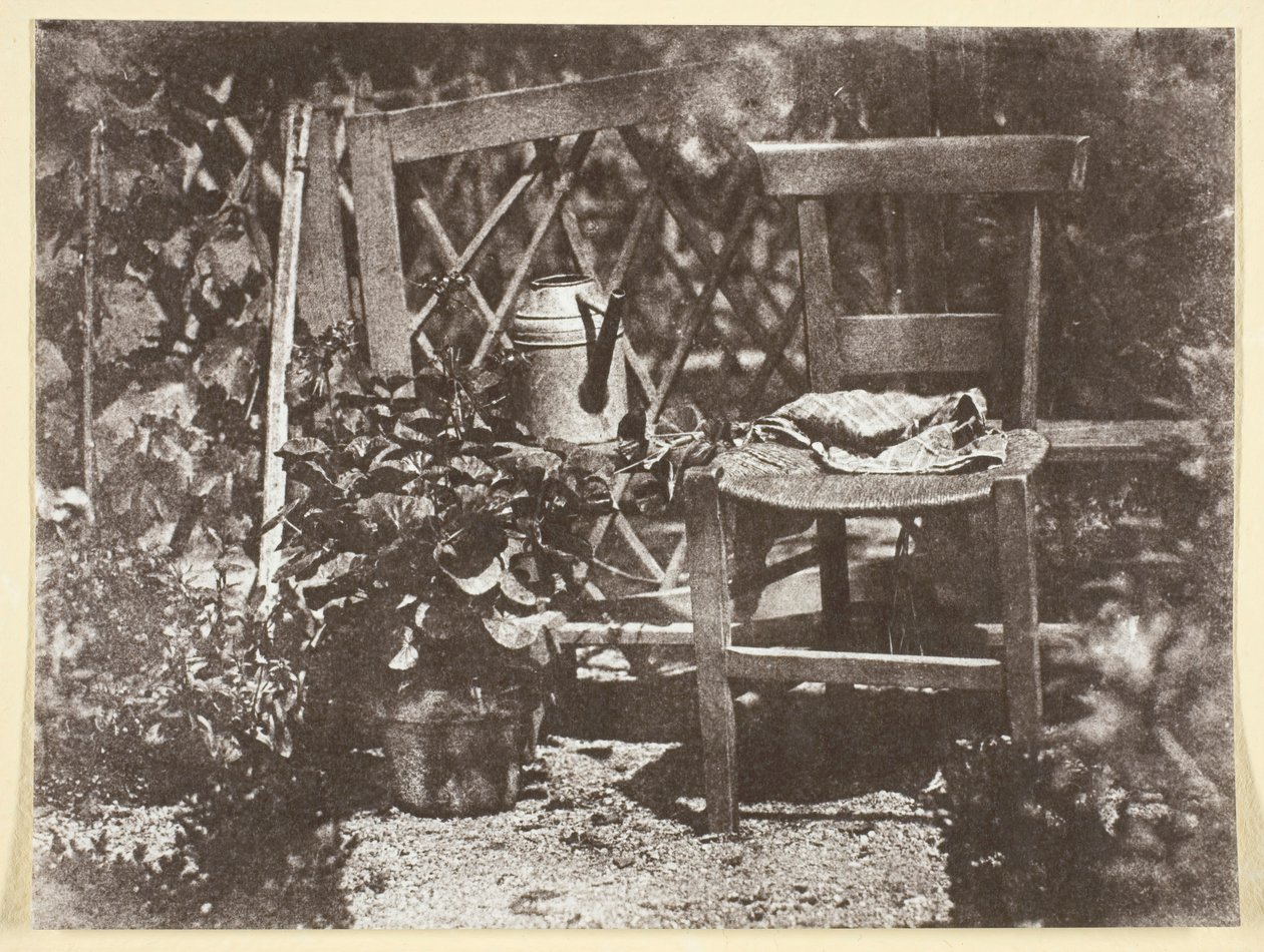 Chaise dans un Jardin - Hippolyte Bayard