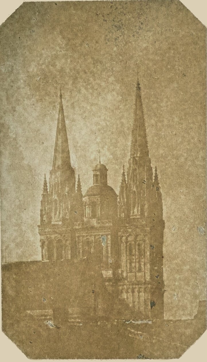 [Flèches de la cathédrale Saint-Maurice, Angers] - Hippolyte Bayard