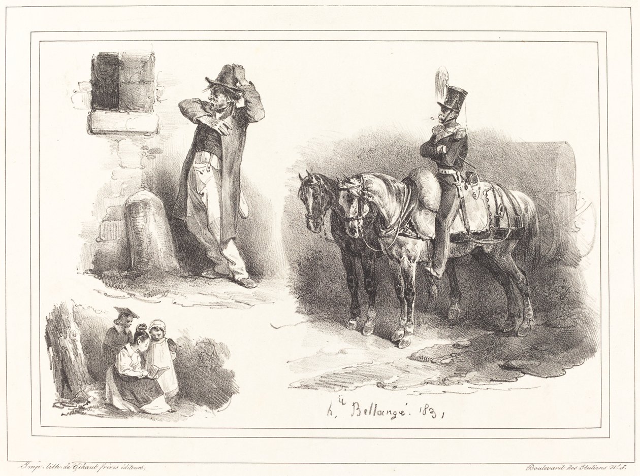 Trois vignettes - Hippolyte Bellange