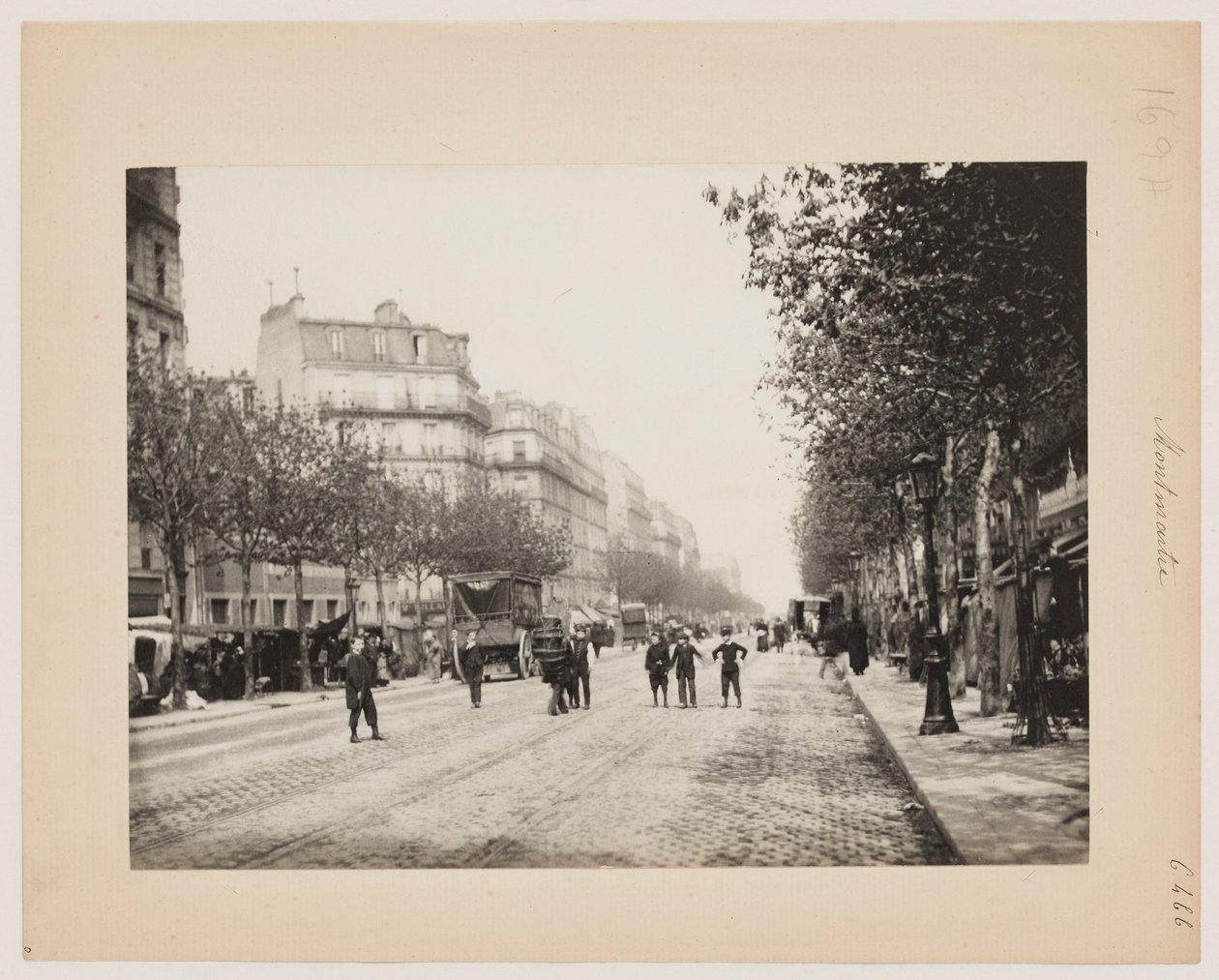 Une rue à Montmartre, Paris, c.1890 - Hippolyte Blancard