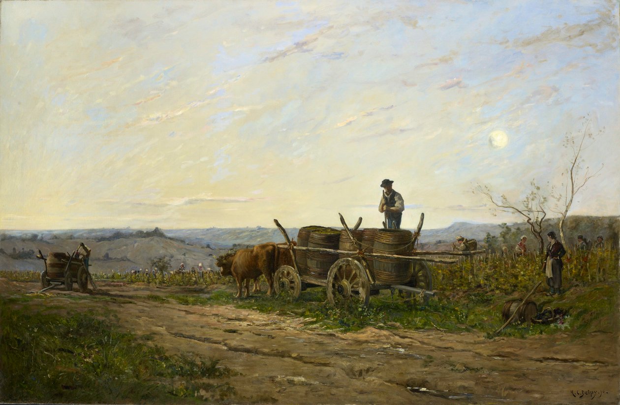 Récolte du matin, 1876 - Hippolyte Camille Delpy