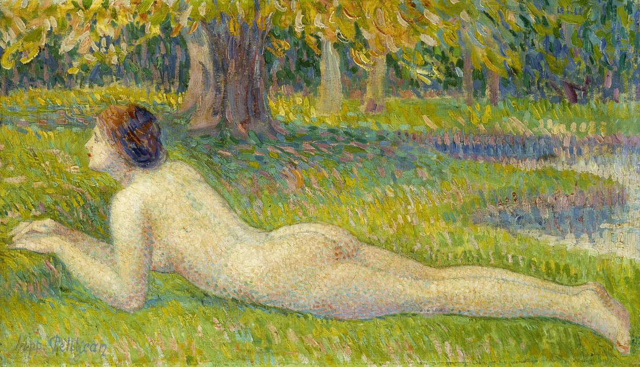 Femme Allongée - Hippolyte Petitjean