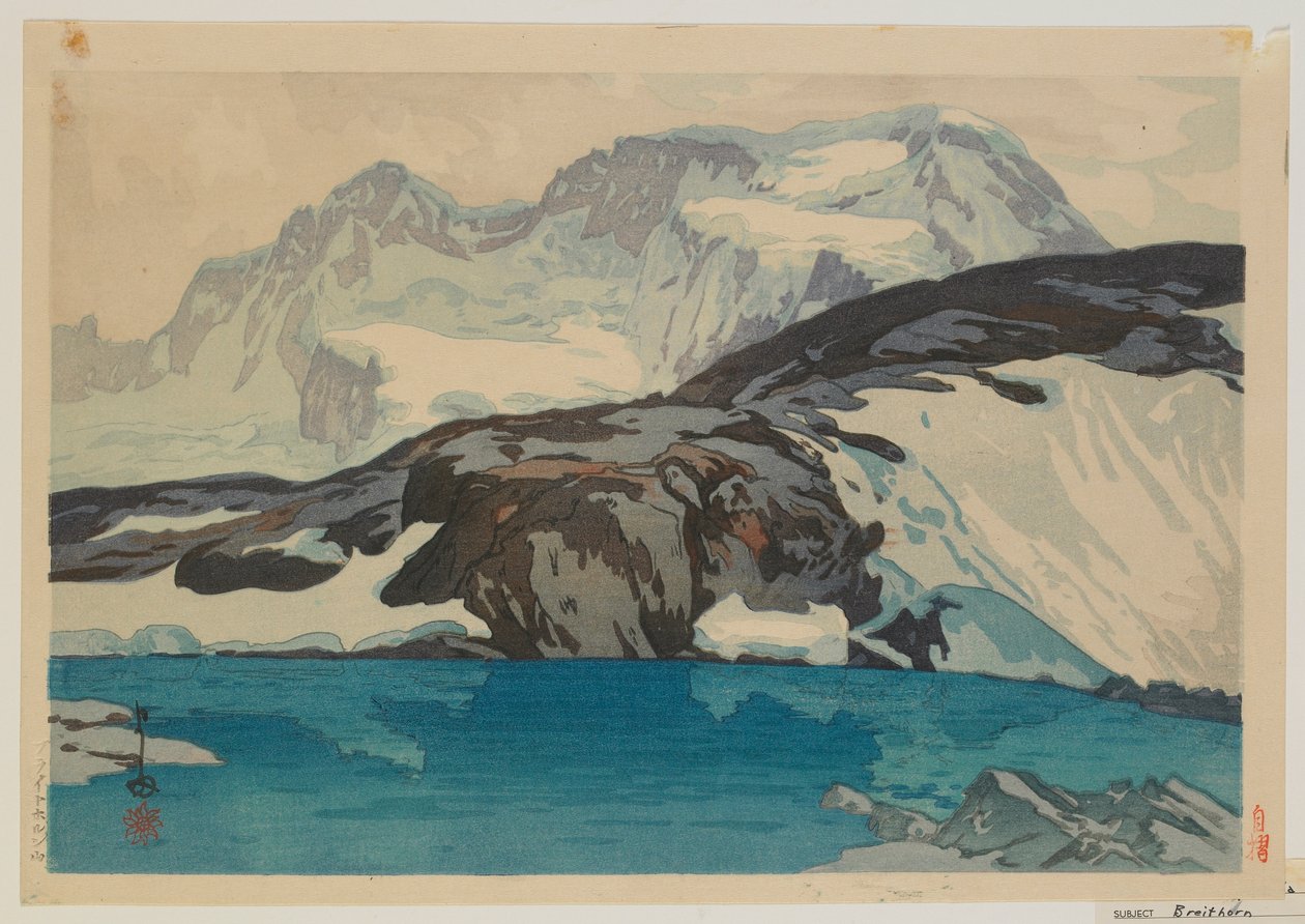 Breithorn, époque Taisho - Hiroshi Yoshida