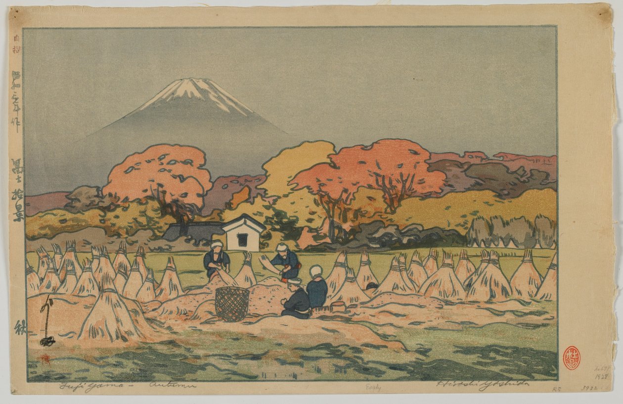 Fujiyama - Automne, époque Showa - Hiroshi Yoshida