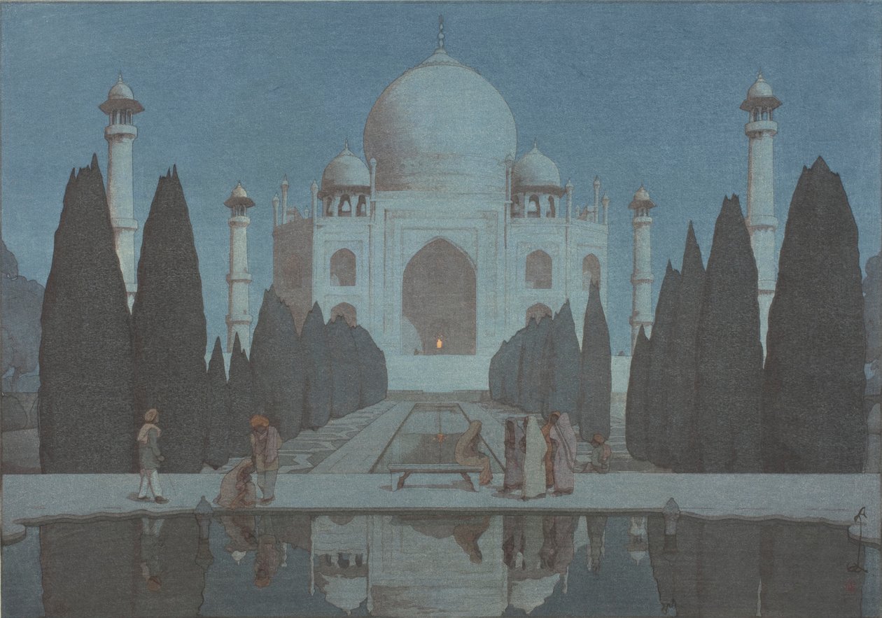 Le Taj Mahal la nuit, No.6 - Hiroshi Yoshida