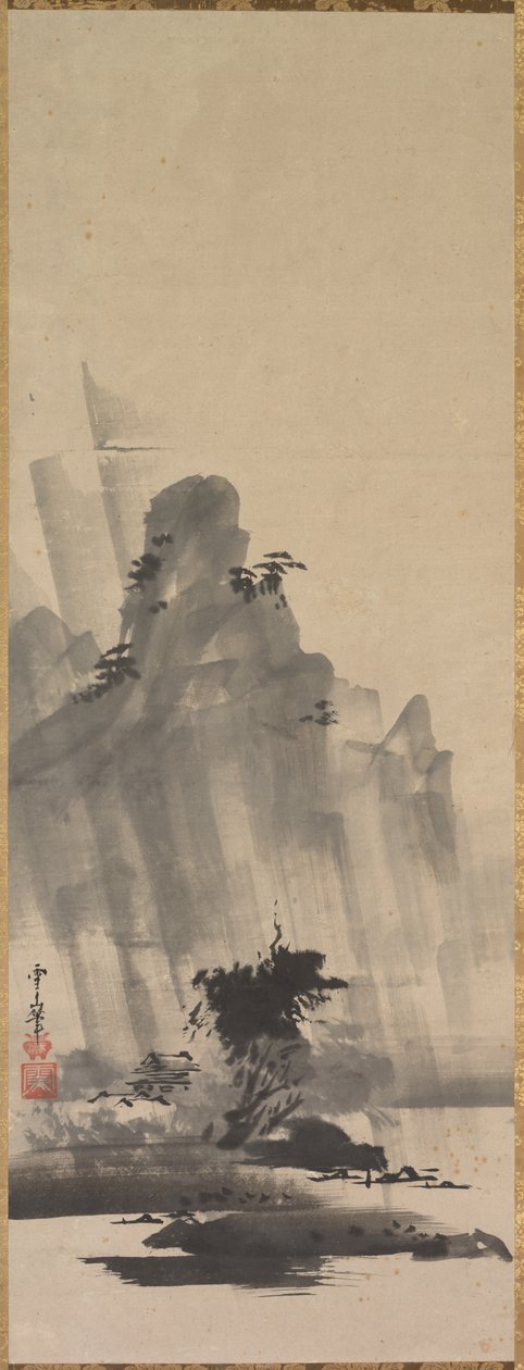 Montagne et rivière en tempête - Hirowatari Setsuzan