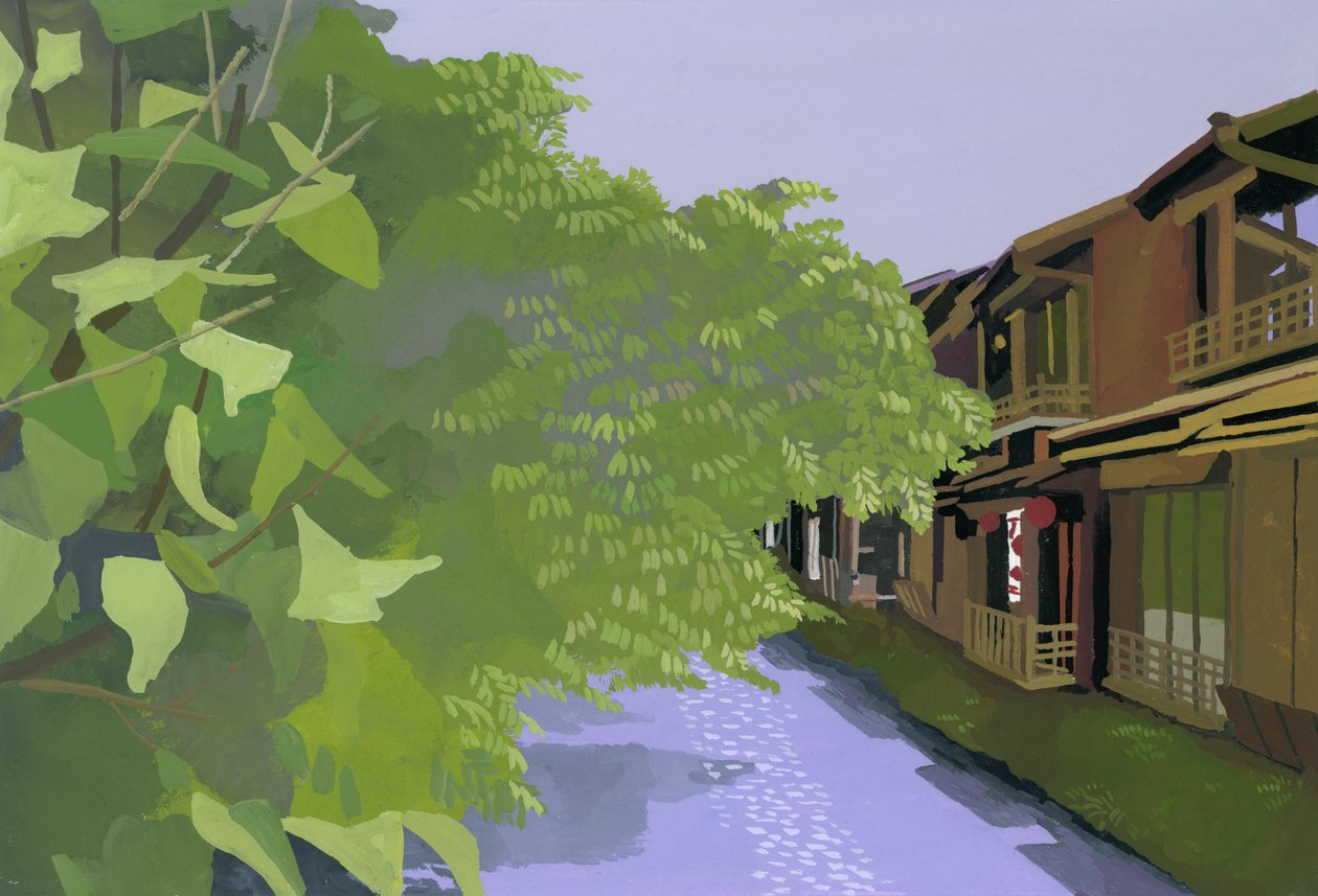 Rivière Takase à Kyoto - Hiroyuki Izutsu