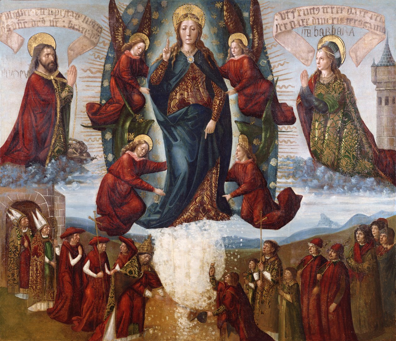 Le Miracle de la neige, fin du XVe siècle - Netherlandish School