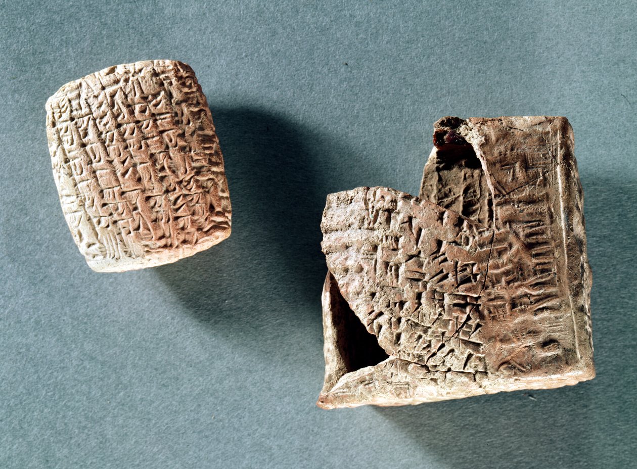 Lettre et enveloppe cappadociennes, de Turquie, 2000-1800 av. J.-C. - Hittite