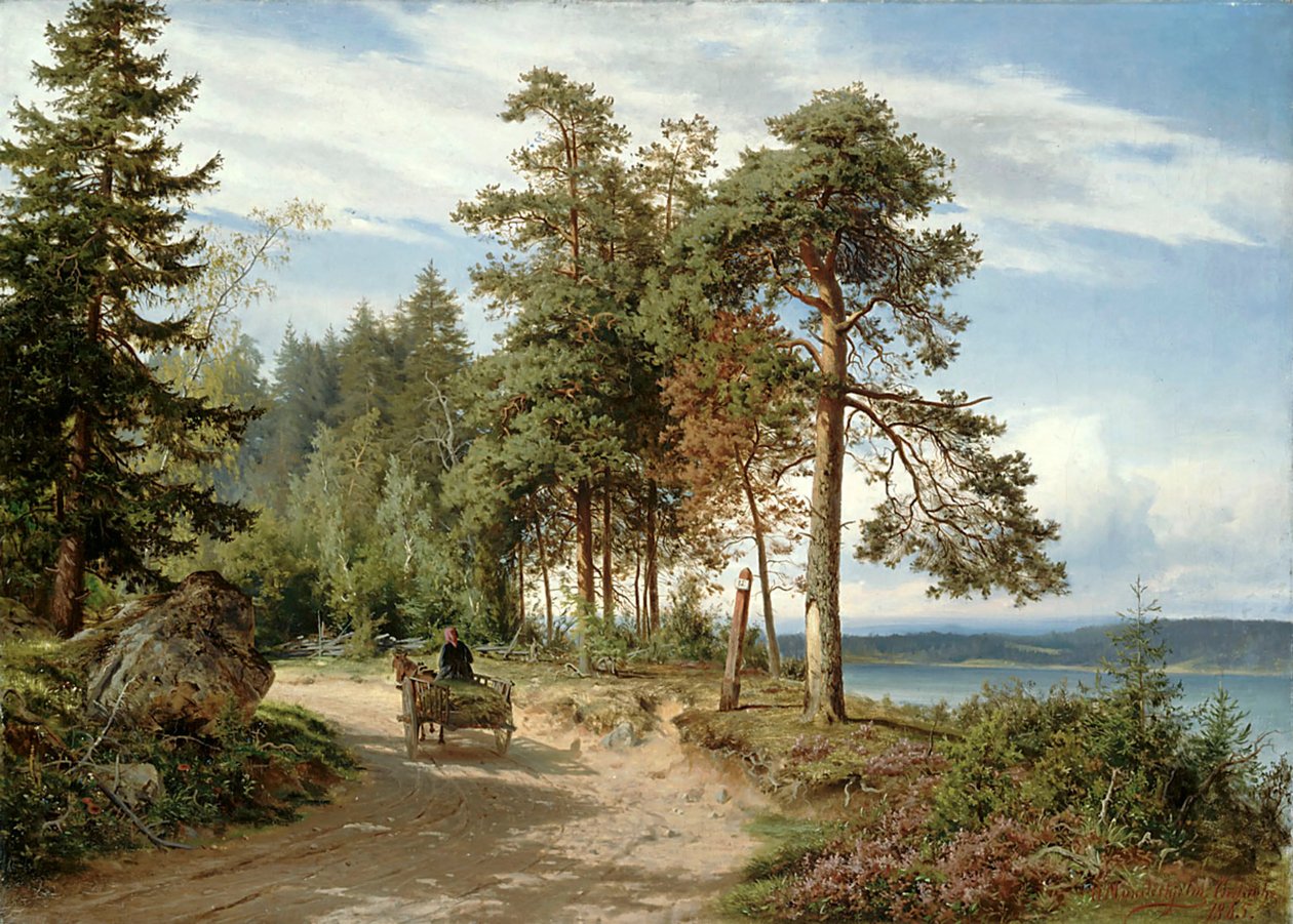Route en Finlande - Hjalmar Munsterhjelm