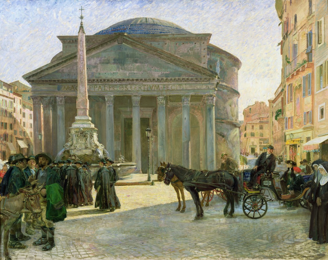Le Panthéon, Rome - Hjalmer Eilif Emanuel Peterssen