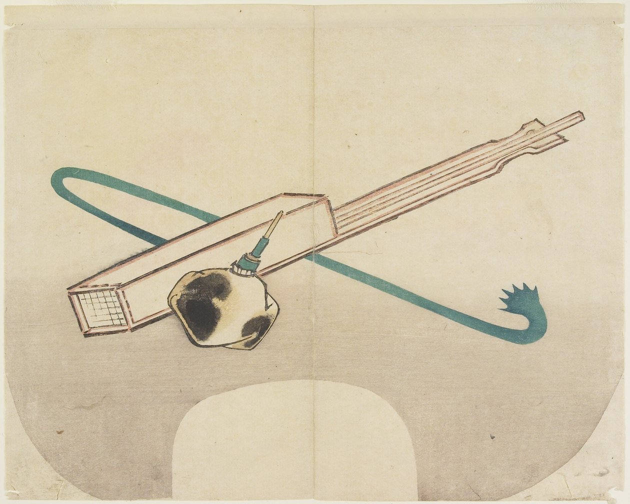 (Fabricant de nouilles en gelée), vers 1830 - Hogyoku