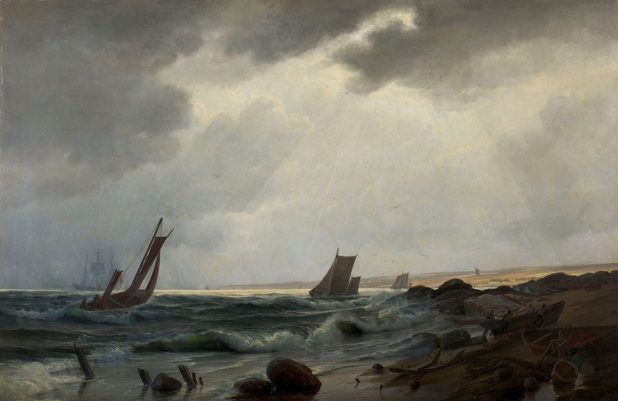Scène côtière au nord d