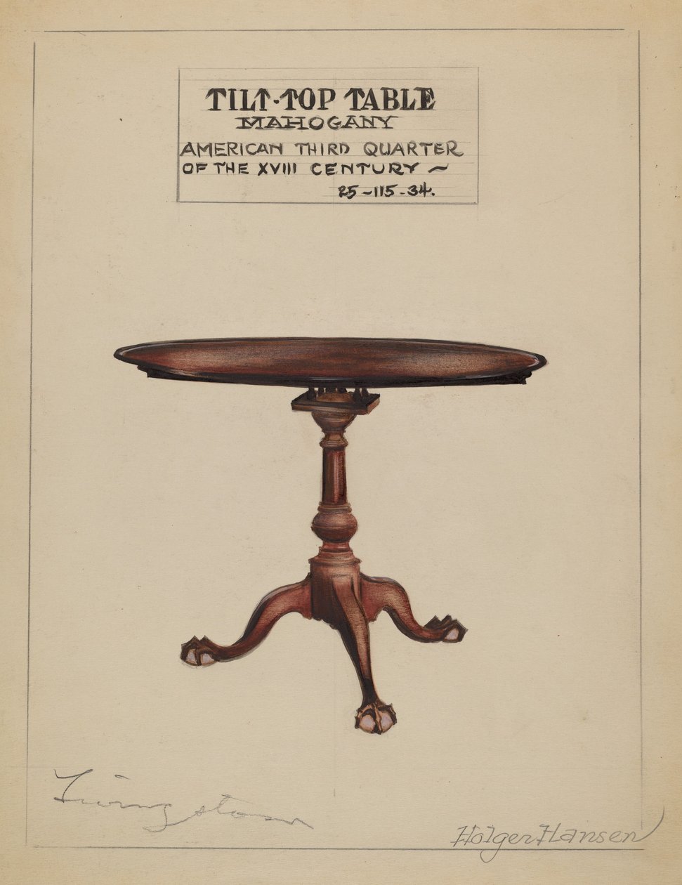 Table basculante - Holger Hansen